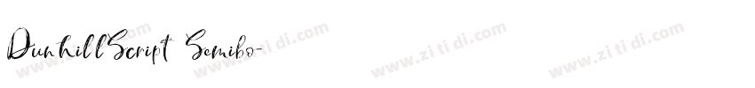 DunhillScript Semibo字体转换 DunhillScript Semibo字体转换